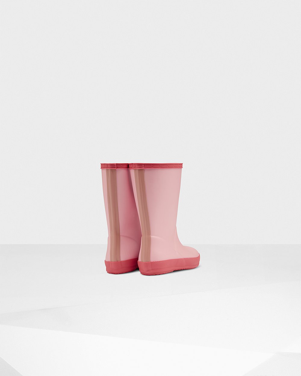 Kids Rain Boots - Hunter Original First Classic (53NAUHRSF) - Pink